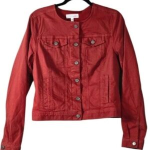 Talbots Red Jean Jacket for Women